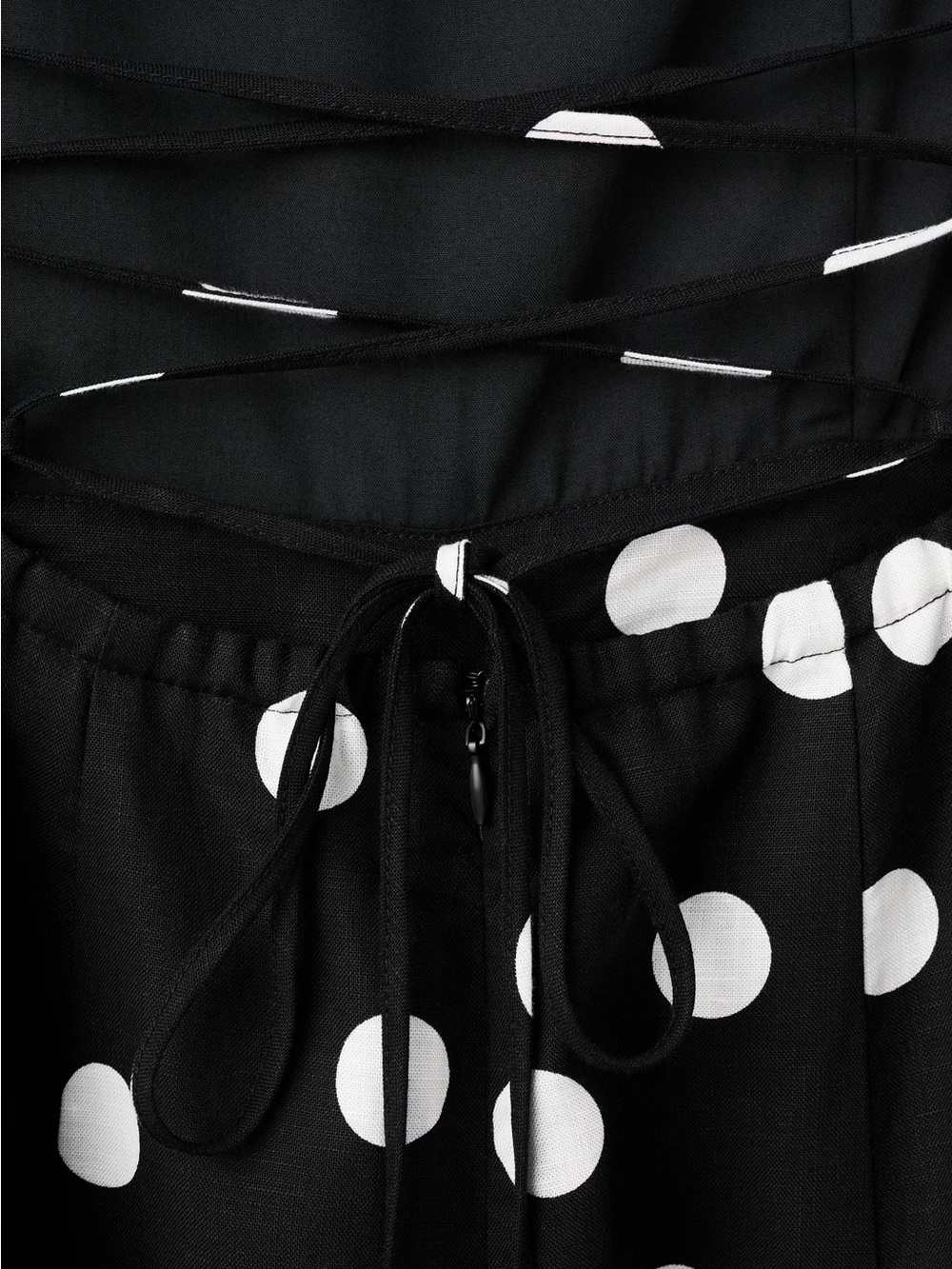 NWT (size M) MANGO LYOCELL POLKA DOT DRESS - Picture 8 of 12
